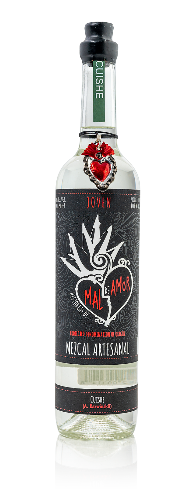 Mal de Amor Mezcal Ensemble Cuishe + Tobala Joven 100% Agave Mezcal Artesanal 750ml