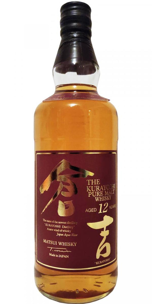 Matsui Shuzo The Kurayoshi 12 Year Old Pure Malt Whisky 700ml
