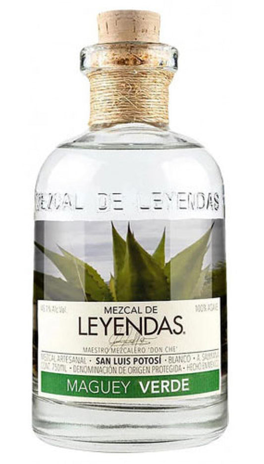 Mezcal de Leyendas Maguey Verde Artesanal Blanco Mezcal 750ml