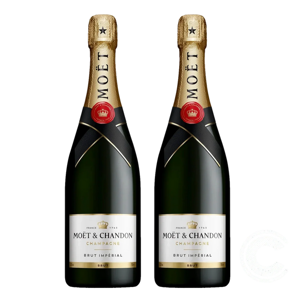 MOËT & CHANDON BRUTIMPERIAL 750ml　２本セット Moet & Chandon Brut Imperial 2-Pack – Liquor Express