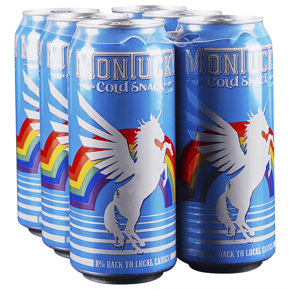 Montucky Cold Snack Lager Beer 16-Oz Can 6-Pack