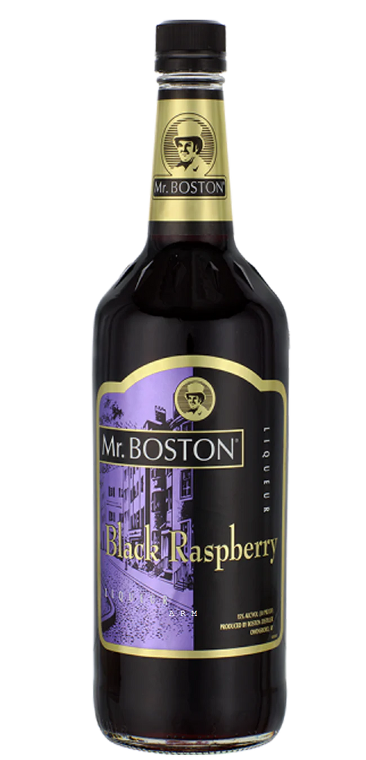 Mr. Boston Black Raspberry Liqueur 1Lt