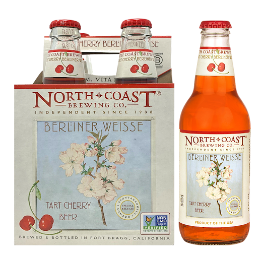 North Coast Tart Cherry BrlnrWeise 22-Oz 4-Pack