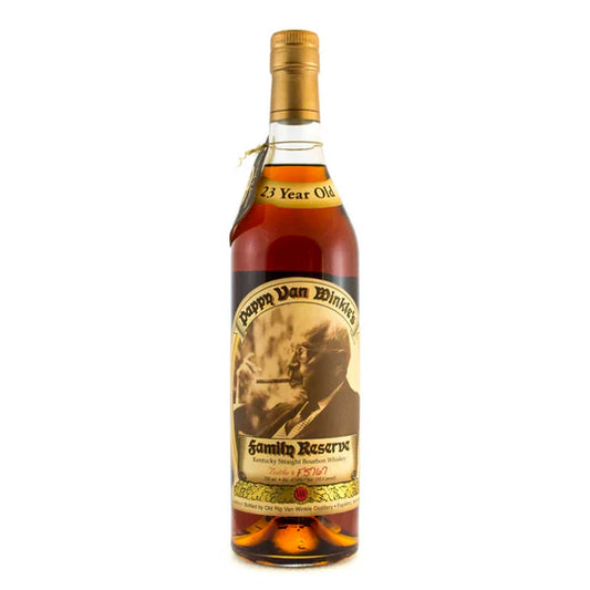 Old Rip Van Winkle Family Reserve Preston Van Winkle Signed 23 Year Old Kentucky Straight Bourbon Whiskey 750ml
