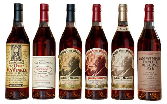 Old Rip Van Winkle Whiskey Lineup Collection 750ml 6-Pack