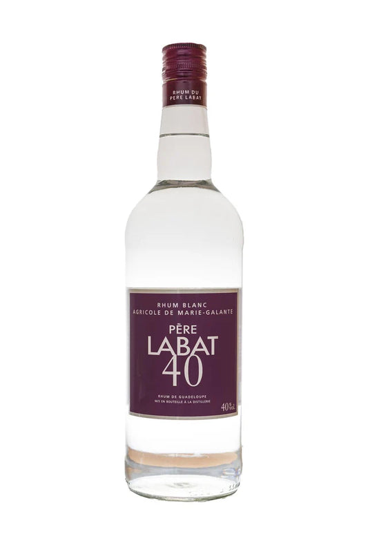 Pere Labat 40 Agricole De Marie-Galante Rhum Blanc Rum  1Lt