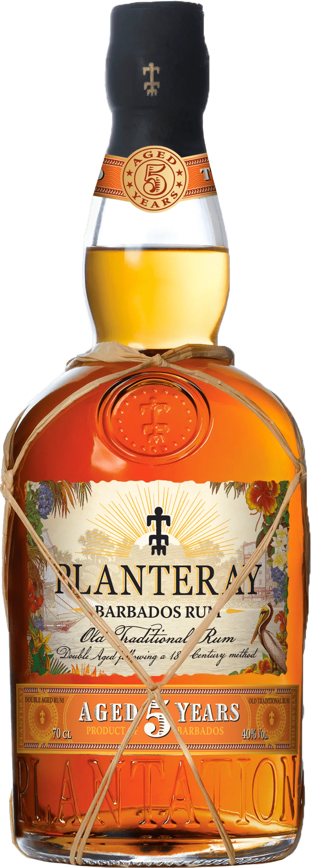 Planteray Rum 5 Years Aged Old Traditional Double Aged Rum 750ml