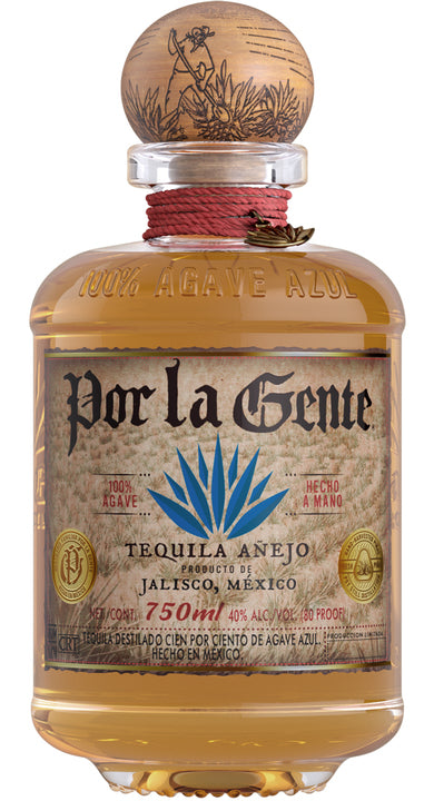 Por La Gente Anejo Tequila 750ml
