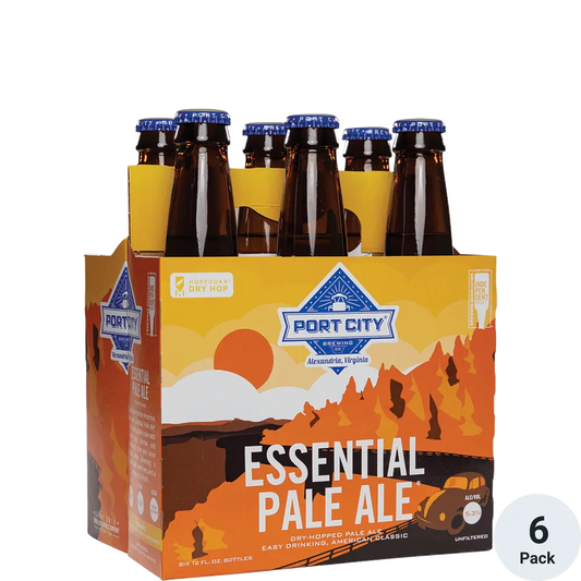 Port City Brewing Essential Pale Ale Beer 12-Oz Bottle 6-Pack