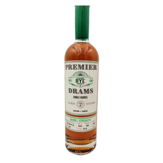 Premier Drams Single Barrel 7 Year Old Straight Rye Whiskey 750ml