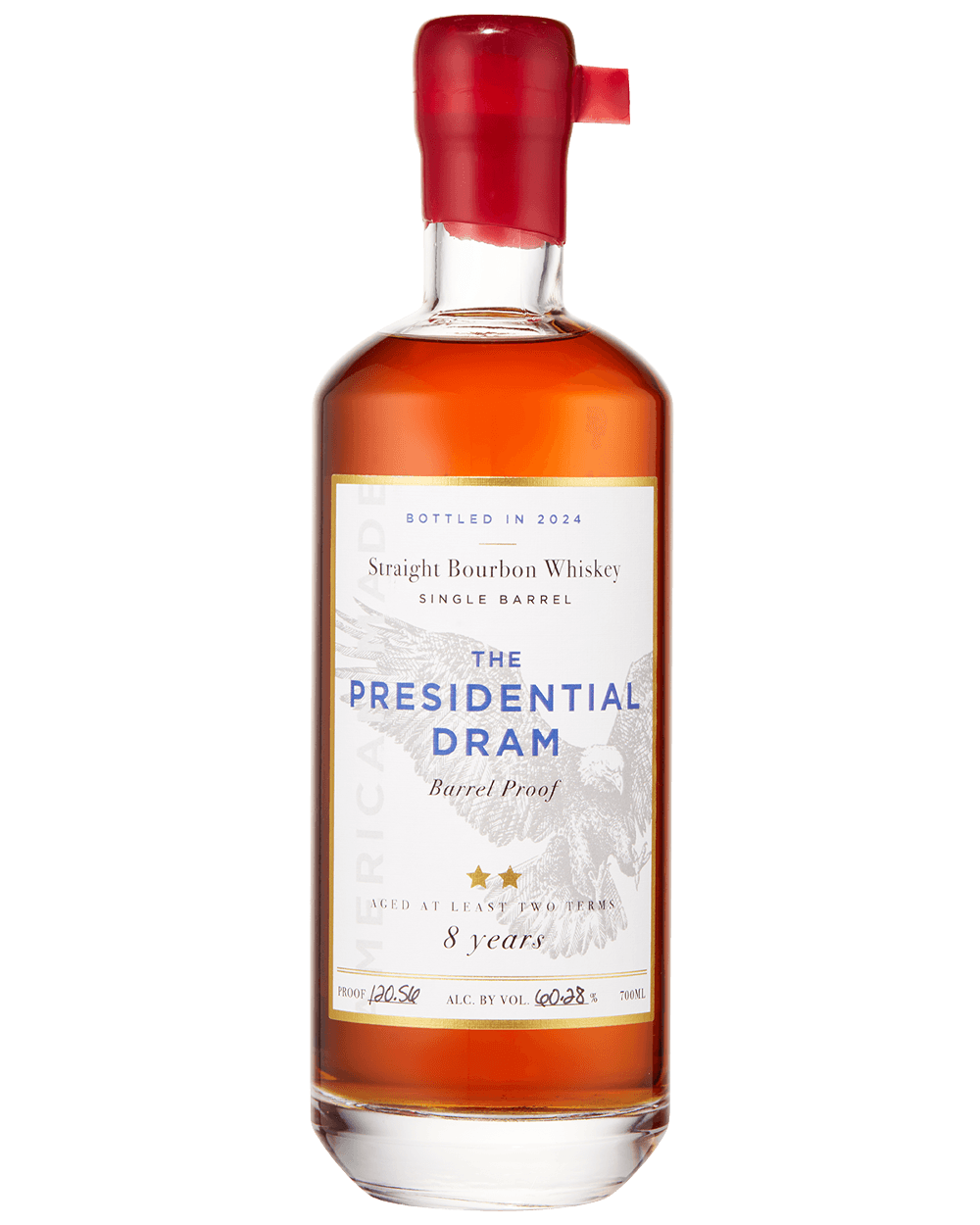 Proof and Wood The Presidential Dram 8 Year Old Straight Bourbon Whiskey 750ml