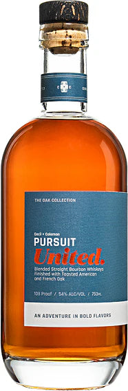 Pursuit United Toasted American and French Oak Blended Straight Bourbon Whiskey (108prf) 750ml
