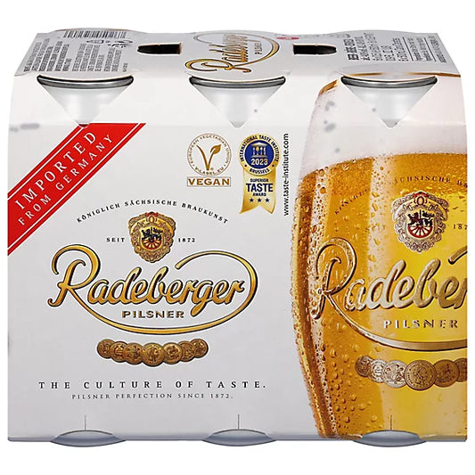 Radeberger Pilsner Beer 500ml Can 6-Pack