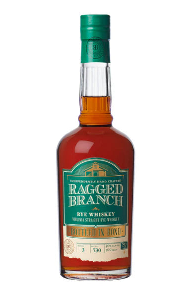 Ragged Branch Bottled In Bond Straight Rye Whiskey 750ml