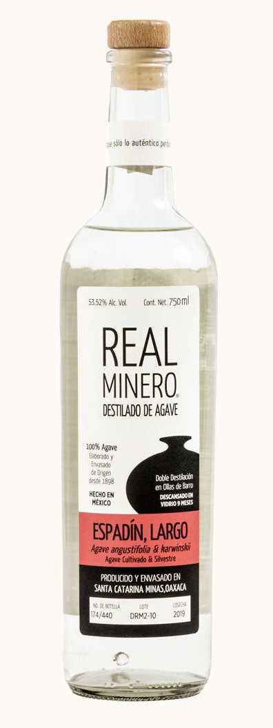Real Minero Espadin - Largo Mezcal 107.96 Proof 750ml