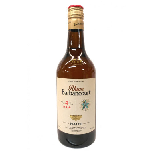 Rhum Barbancourt Three Star 4 Year Old Rum 750ml