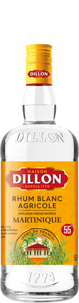 Rhums Dillon Rhum Agricole Blanc 1Lt