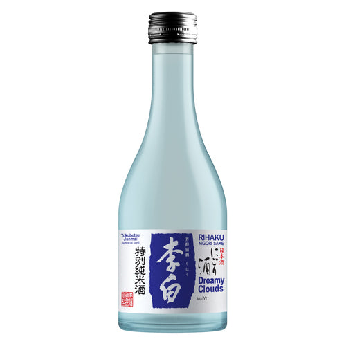 Rihaku Dreamy Clouds Nigori Tokubetsu Junmai Sake 300ml