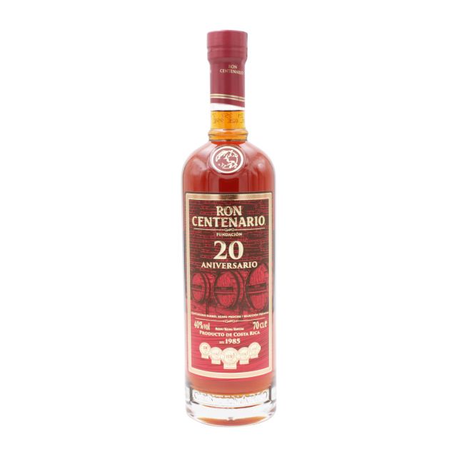 Ron Centenario Fundacion XX 20 Aniversario Rum 750ml – Liquor Express