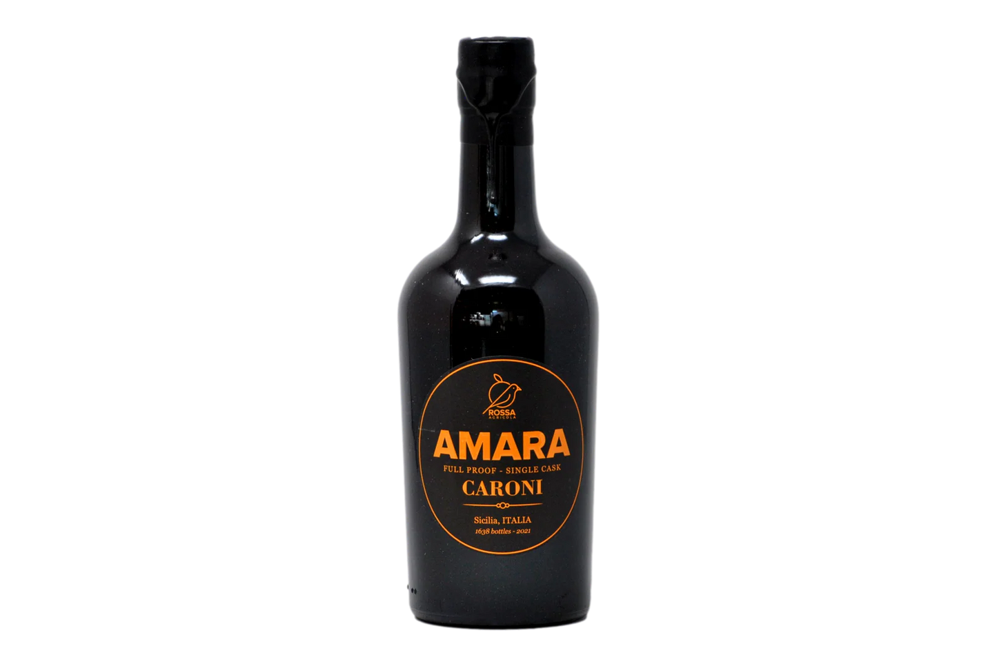 Rossa Sicily Limited edition Amaro Di Sicilia Full Proof Single Cask Caroni 750ml