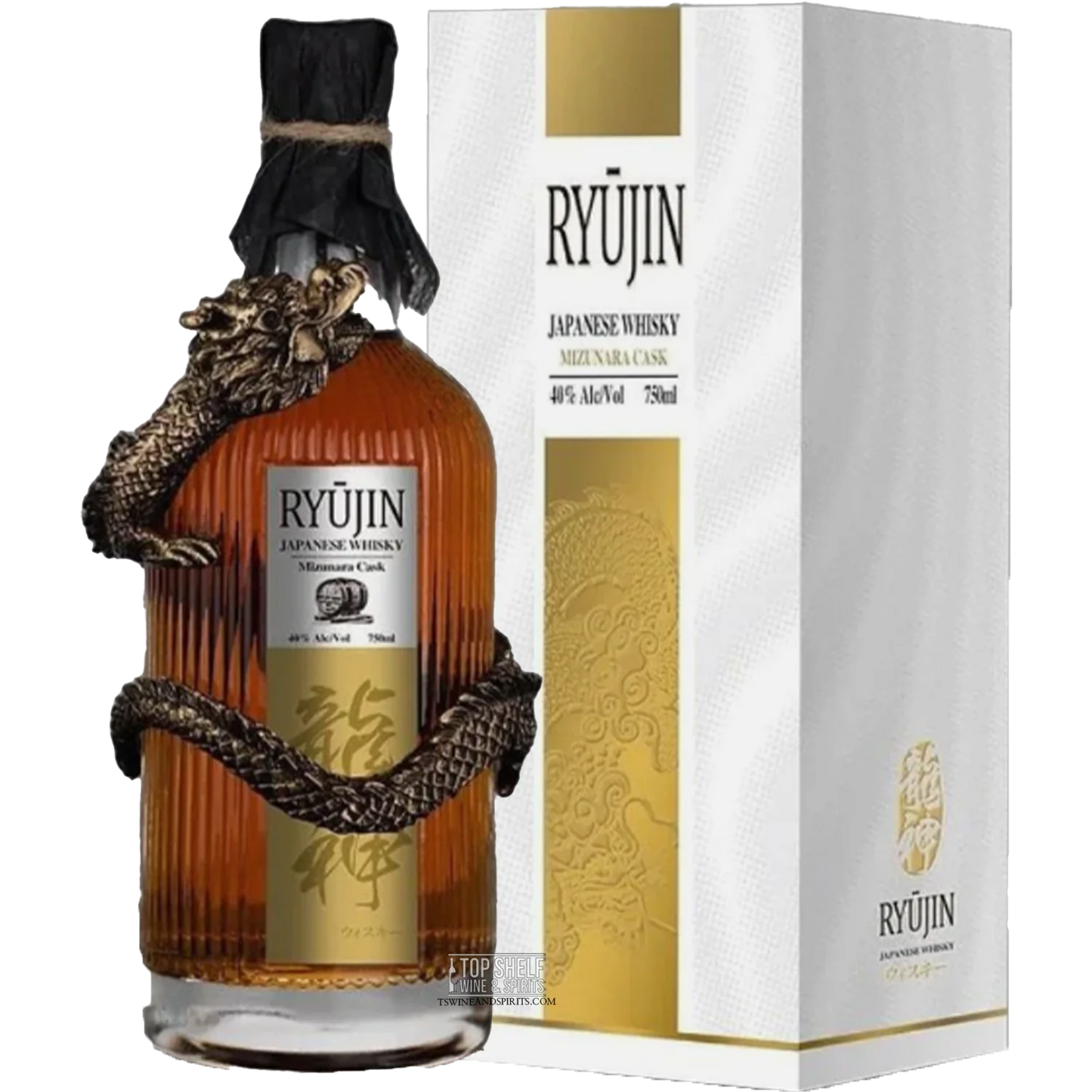 Ryujin Mizunara Cask Japanese Whisky 1Lt
