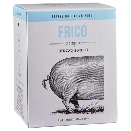 Scarpetta Frico Frizzante Veneto IGT 250ml Can 4-Pack