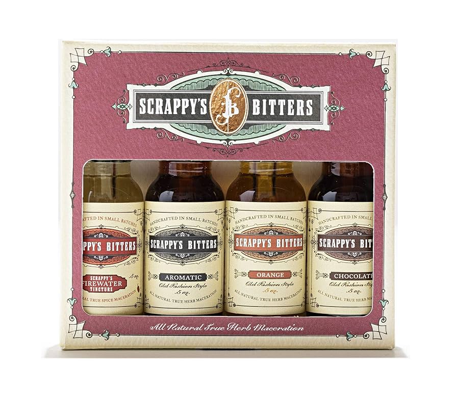 Scrappy's Bitters Essentials Mini Set 0.5-Oz 4-Pack