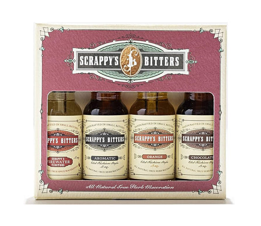 Scrappy's Bitters Essentials Mini Set 0.5-Oz 4-Pack