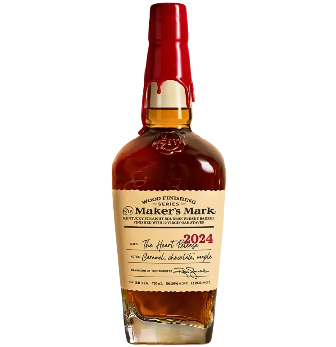2024 Maker's Mark The Heart Release Wood Finishing Series Kentucky Straight Bourbon Whisky 750ml