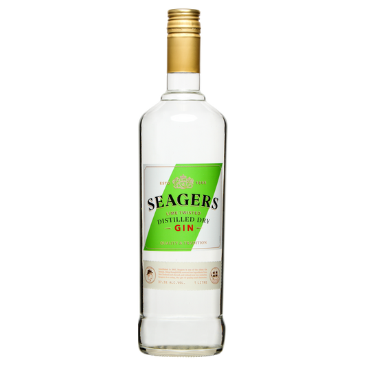Seagers Lime Twisted Distilled Dry Gin 1Lt