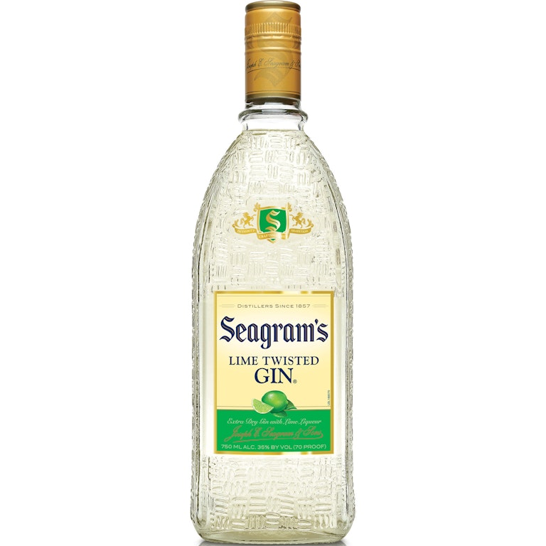 Seagers Lime Twisted Distilled Dry Gin 750ml