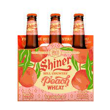 Shiner Hill Country Peach Wheat Beer 12-Oz Bottle 6-Pack