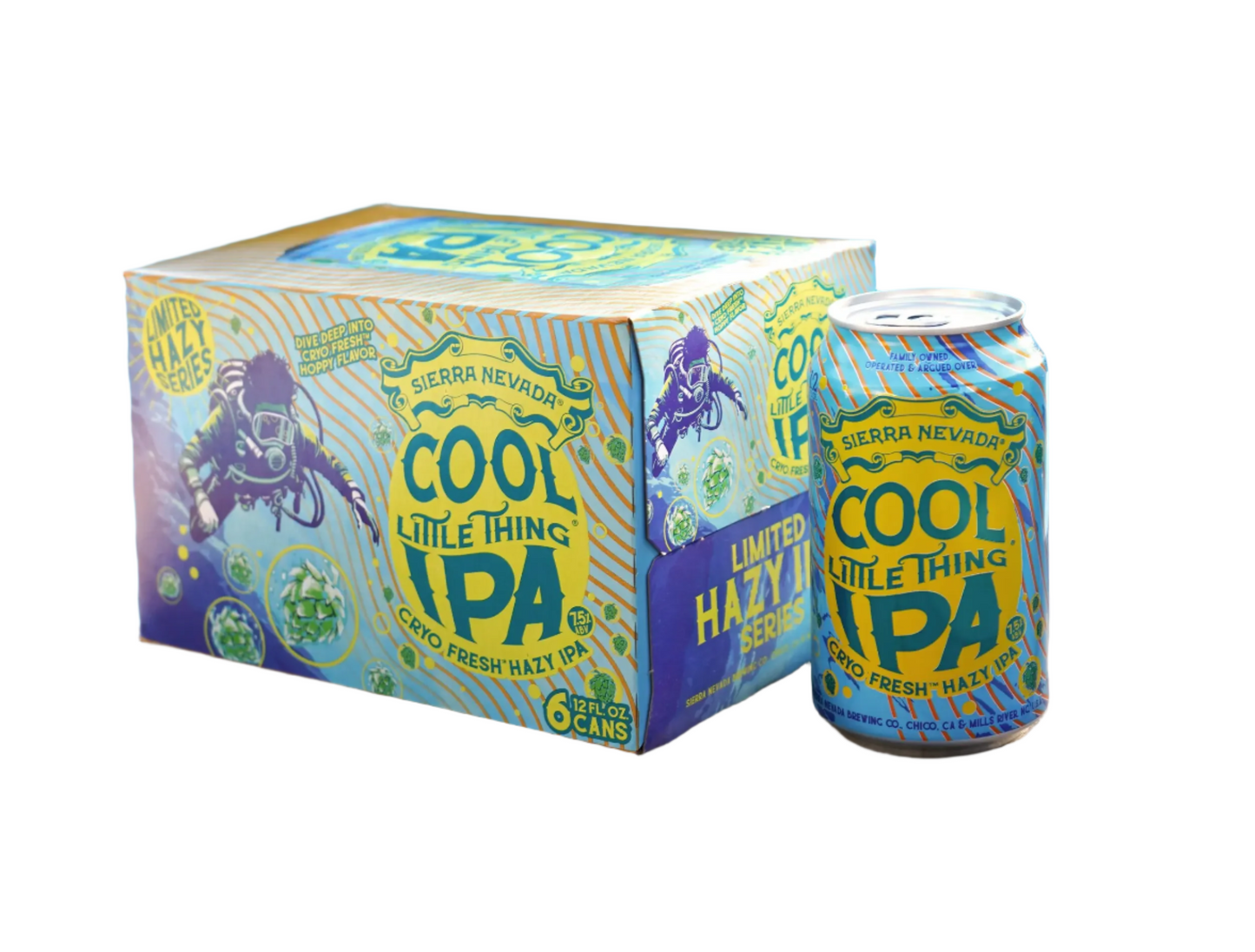 Sierra Nevada Brewing Cool Little Thing Imperial India Pale Ale Beer 12-Oz Can 6-Pack