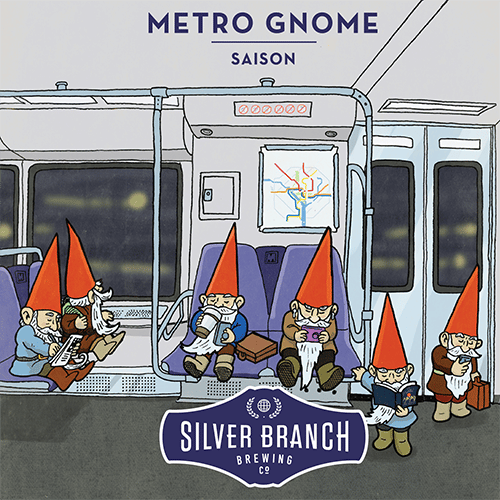 Silver Branch Brewing Metro Gnome Saison Beer 6-Pack