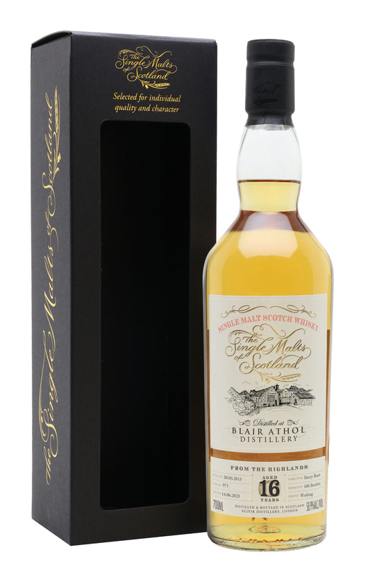 The Single Malts of Scotland Blair Athol 16 Year Old Single Malt Whiskey 700ml