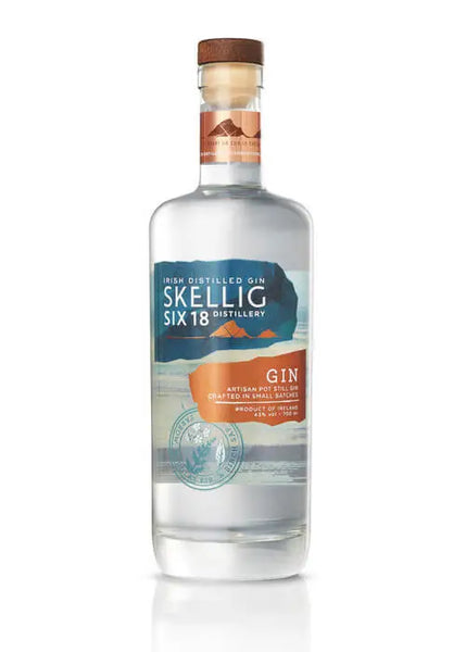 Skellig Six18 Distillery Artisan Irish Pot Still Gin 700ml