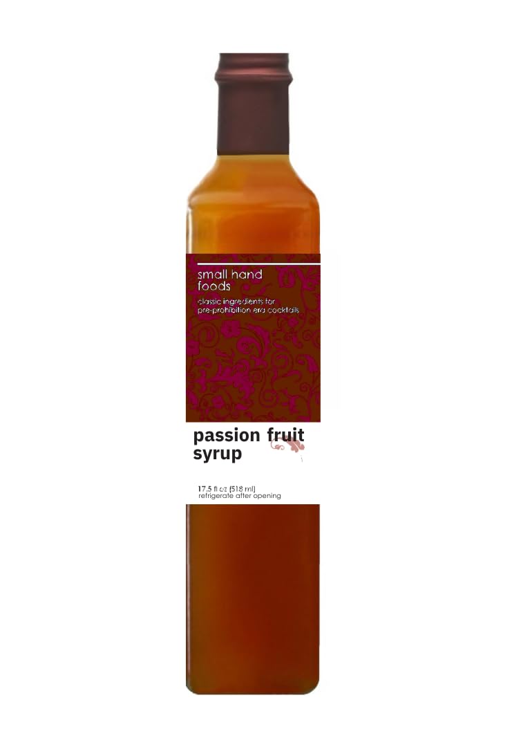 Small Hand Foods Passion Fruit  Non-Alcoholic Syrup 17.5-Oz