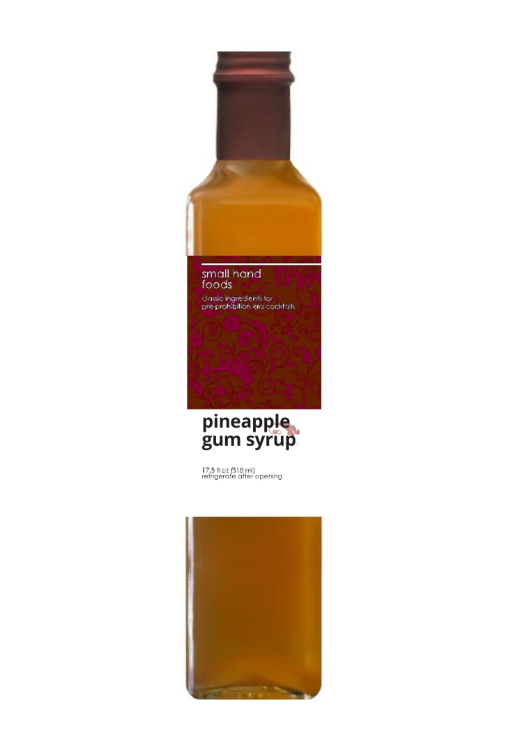 Small Hand Foods Pineapple Gum Non-Alcoholic Syrup 17.5-Oz