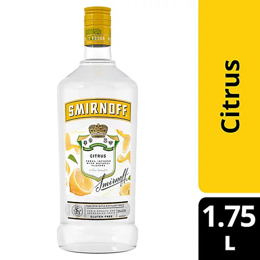 Smirnoff 70 Proof Citrus Vodka 1.75Lt