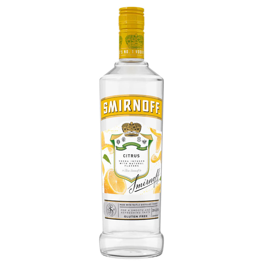 Smirnoff Citrus Vodka 750ml
