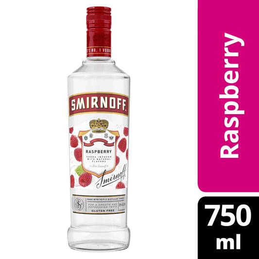 Smirnoff Raspberry Vodka 750ml
