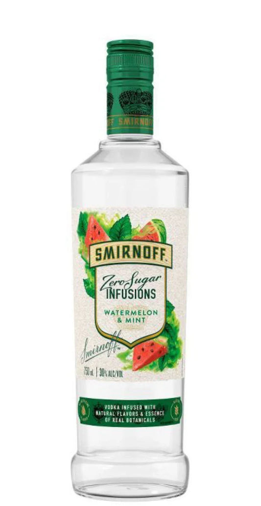 Smirnoff Zero Sugar Infusion Watermelon & Mint Vodka 750ml