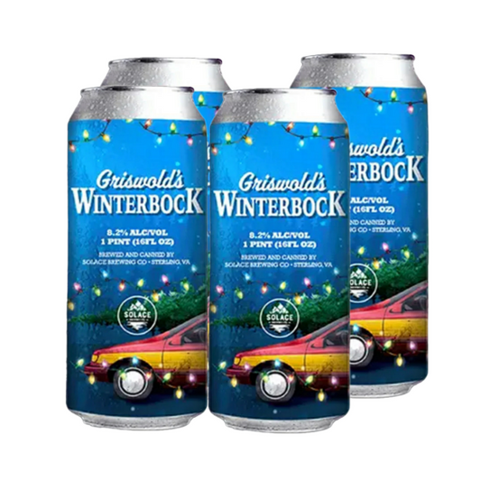 Solace Brewing Griswold's Winterbock Lager Beer 16-Oz Can 4-Pack