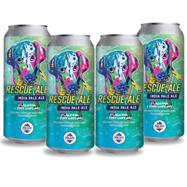 Solace Rescue Ale India Pale Ale Beer 16-Oz Can 4-Pack