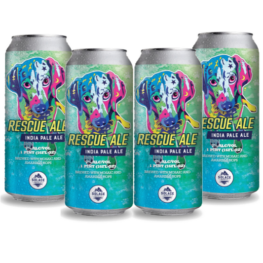 Solace Rescue Ale India Pale Ale Beer 16-Oz Can 4-Pack