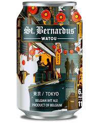 St. Bernardus Tokyo Wit Ale Beer 11.2 Oz Can 4-Pack