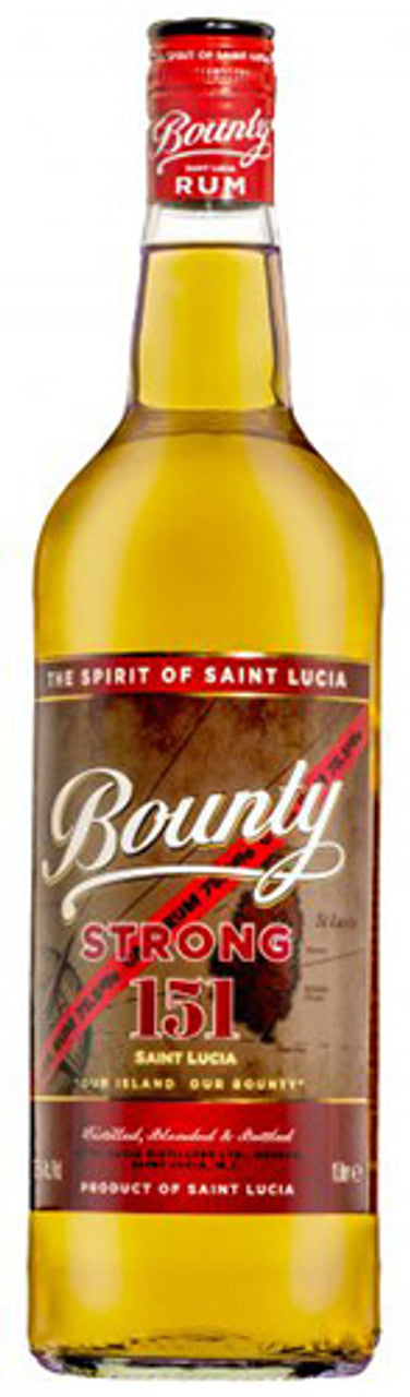 St. Lucia Distillers The Spirit of St Lucia Bounty Strong 151 Rum 1Lt