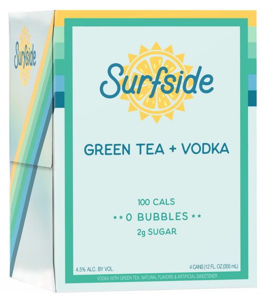 Stateside Surfside Green Tea Vodka Cocktail 12-Oz Can 4-Pack