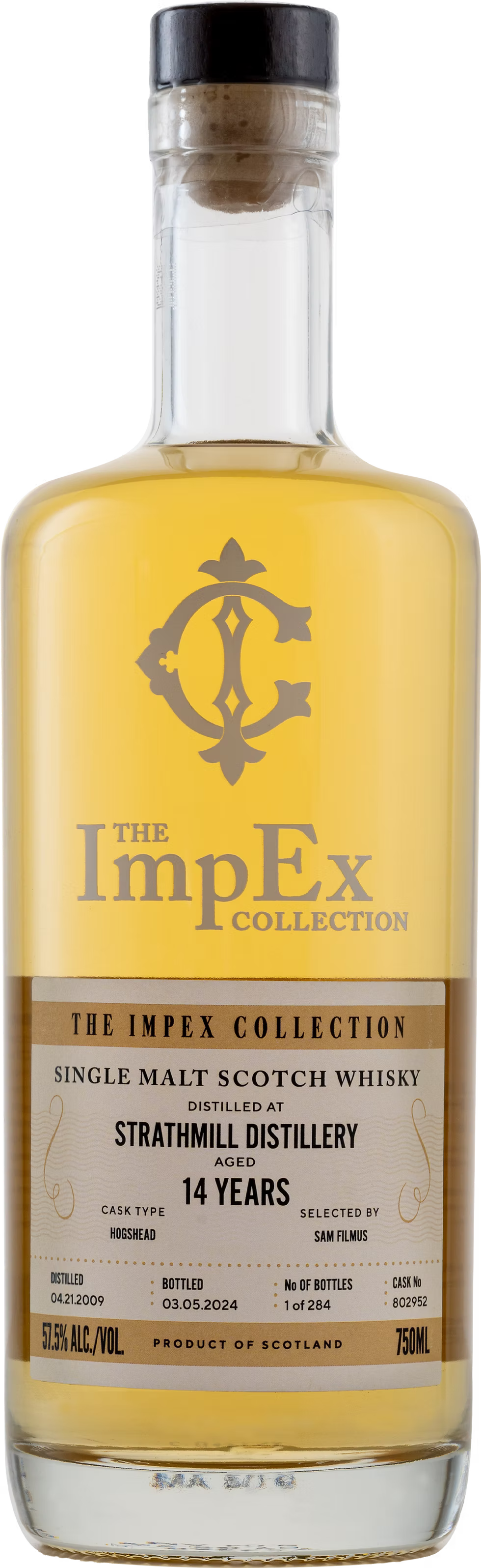 Strathmill 14 Year Old Single Malt Scotch Whisky 750ml