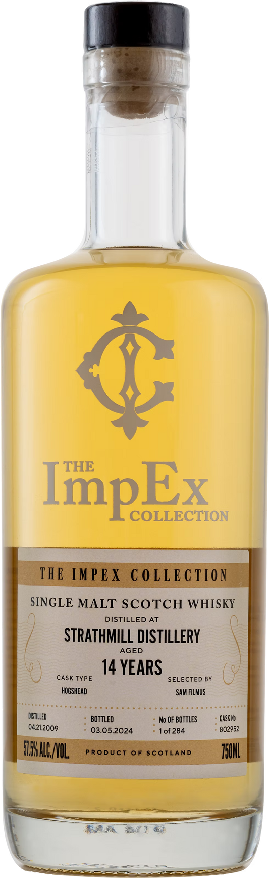 Strathmill 14 Year Old Single Malt Scotch Whisky 750ml